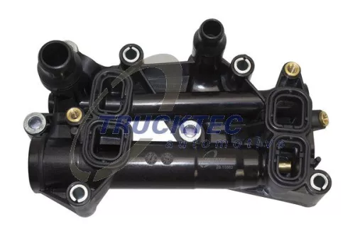 Thermostat, oil cooling